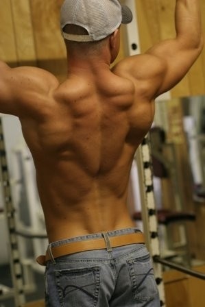 Рельєф спини: підтягування на перекладині