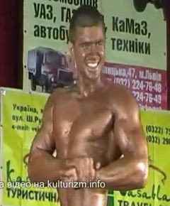Бодібілдер Андрій Шведа на Кубку Львівської області IFBB 2011 (весна)