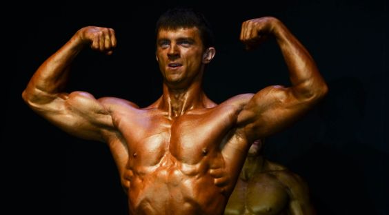 Бодибілдер Микола Щербатюк на Кубку України 2013 WABBA. Фото