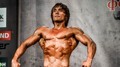 Бодибілдер Михайло Кисляков на Кубку України UBPF 2013. Фото