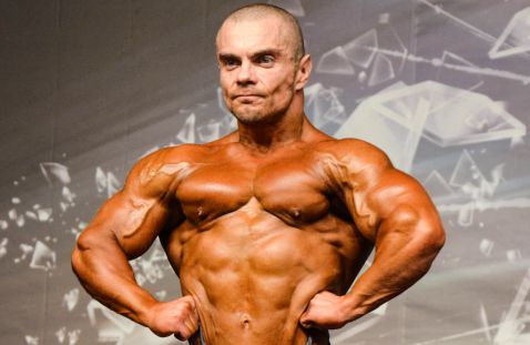 Культурист Ігор Коробов на Чемпіонаті України 2012 IFBB. Фото
