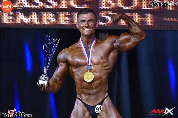 Андрій Бузовецький став Абсолютним чемпіоном світу з класичного бодібілдингу