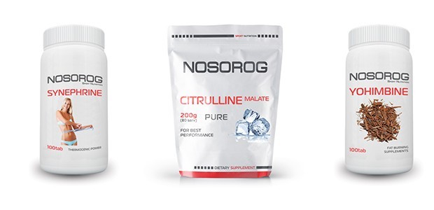Фірма Nosorog випустила три нові спортивні добавки