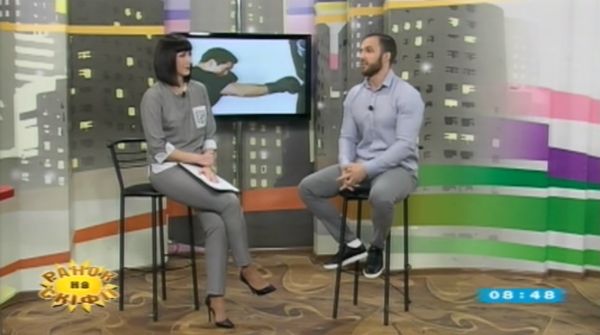 Бодібілдер Валерій Худяков розповів на телебаченні про культуризм